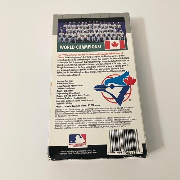 Vintage Oh Canada 1992 Blue Jays Story VHS - Picture 8 of 13
